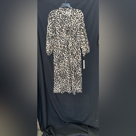 Calvin Klein Women's Animal-Print A-Line Dress - Picture 5 of 8